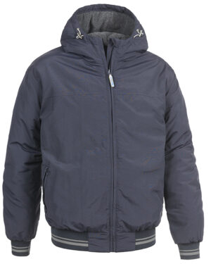 trophy blu navy sottozero | giacca da lavoro | giubbotto | uomo | zip intera | con tasche | con cappuccio | interno in pile