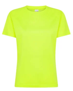 spw100 yefl giallo fluo | sprintex | t shirt manica corta | donna | tessuto tecnico | 140 gr/m2 | sprintex